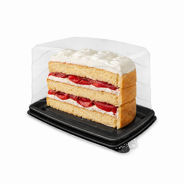 Embalagem Para Fatia de Torta Rocambole Bolo Galvanotek G 637 - 10 Unidades