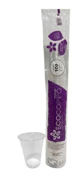 Copo Descartável PP 300ml Ecocoppo - 100 Unidades