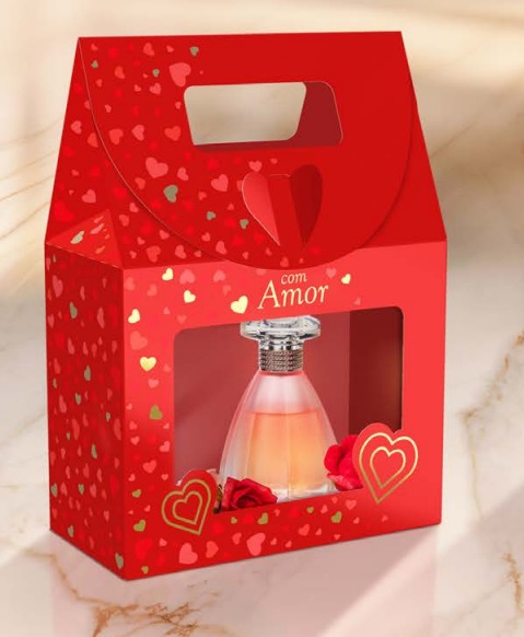 Maleta Com Visor Amor Clássico - 1 Unidade