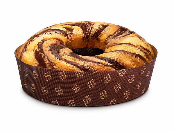 Forma Forneável Para Bolo Suíço 500g - 10 Unidades