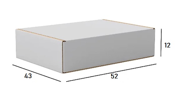 Caixa de Papelão Para Bolos Nº10 43x52x12 - 1 Unidade