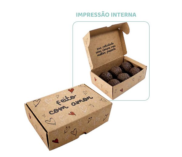 Caixa Practice Kraft Amor Doce 10 uni.