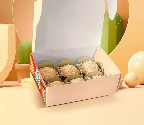 Caixa Para 6 Doces Arraiá - 2678