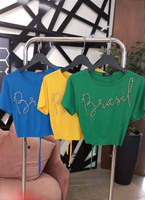 Blusa Brasil Amarelo