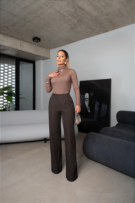 Calça Deise Coffee