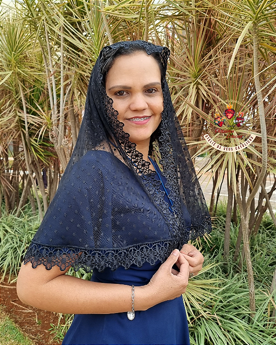 Véu Tradicional Celina Preto