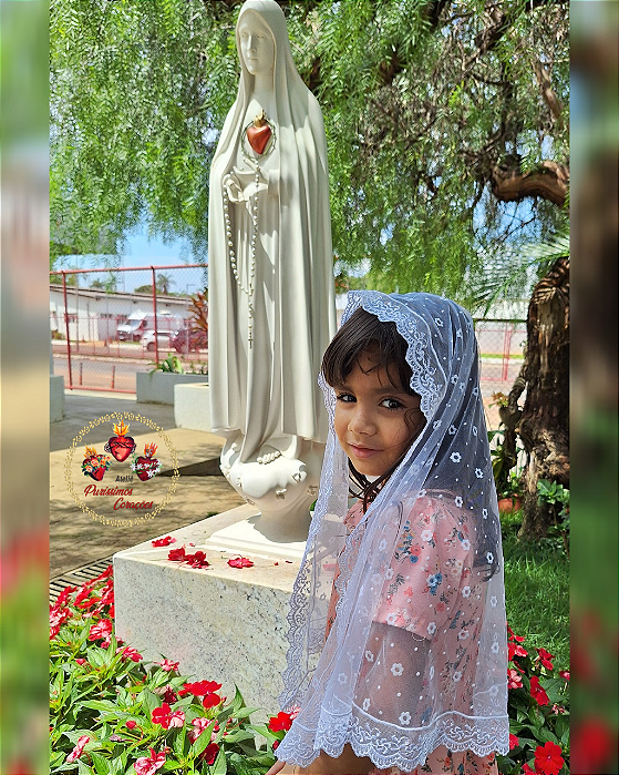Véu Tradicional Santa Jacinta ( TAMANHO M)