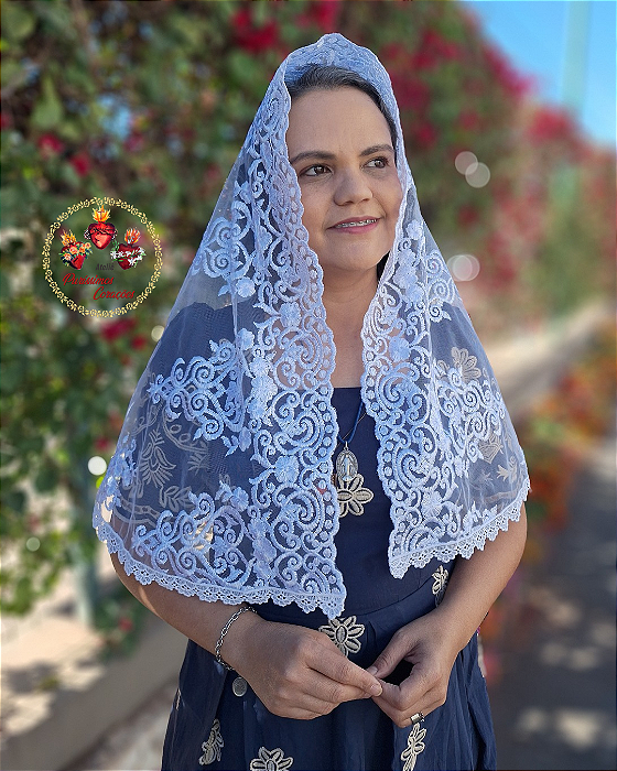 Véu Tradicional Nossa Senhora do Carmo Branco
