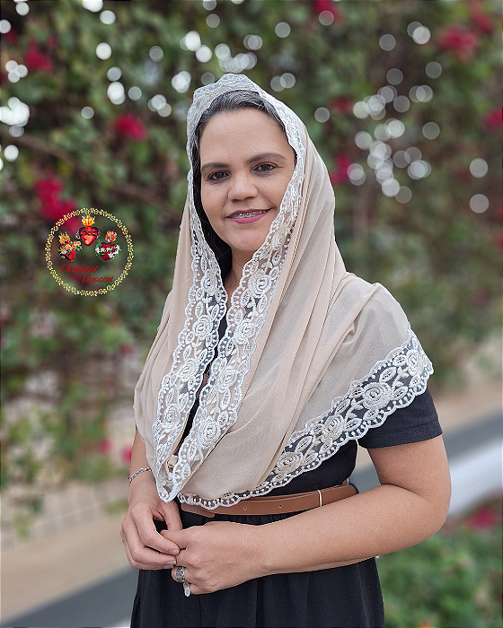 Véu Infinity Leônia Bege