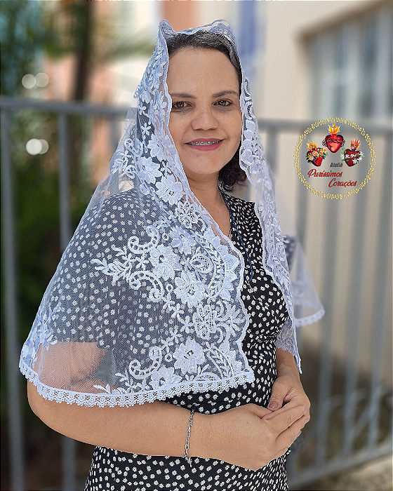 Véu Tradicional Nossa Senhora de Guadalupe Branco