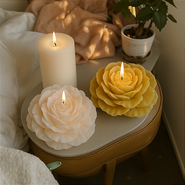 Kit 50 Rosa Peônia 100g Aromática Aroma 2