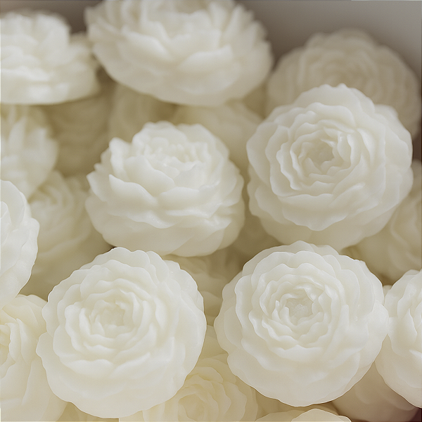 Kit 10 Sabonetes Rosa Flor 20g - Aromas 1