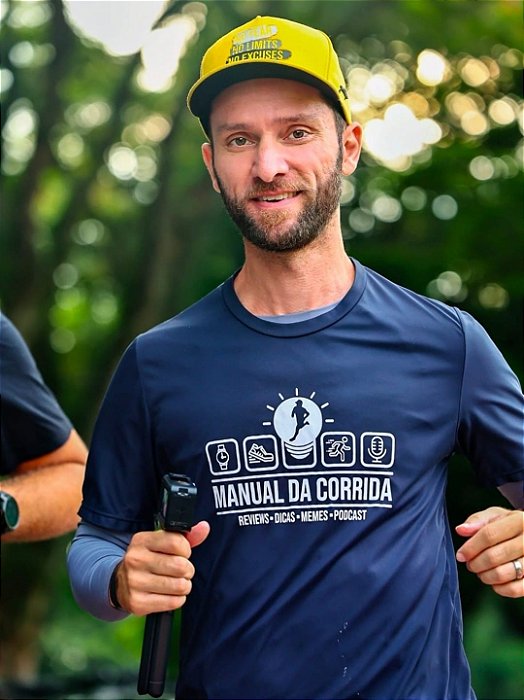 Camiseta Manual da Corrida - Padrão Preta