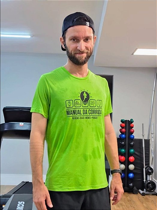 Camiseta Manual da Corrida - Padrão Verde