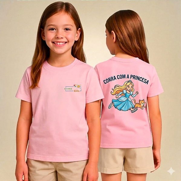 Camiseta Corra com a princesa