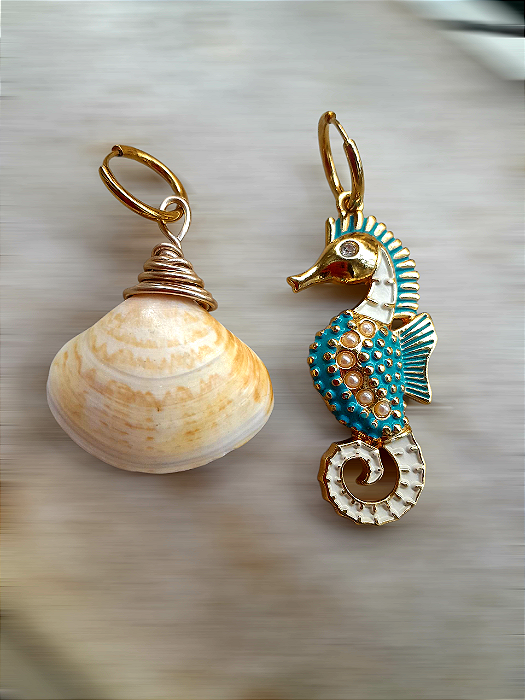 Brinco cavalo marinho