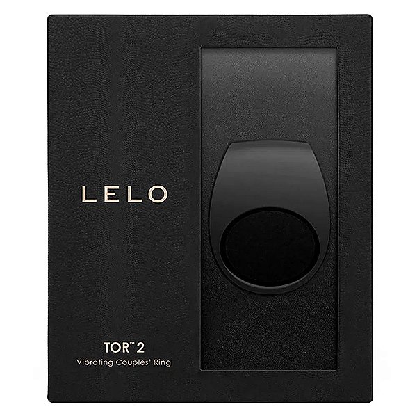 Anel Peniano Vibrador para Casais Lelo Tor 2 RECARREGÁVEL - LUXO - Black