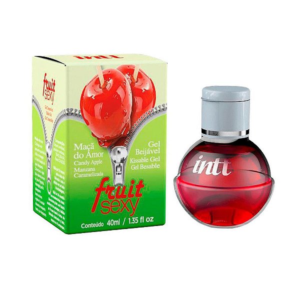 Gel Comestível Fruit Sexy - Maçã Do Amor 40ml - Intt