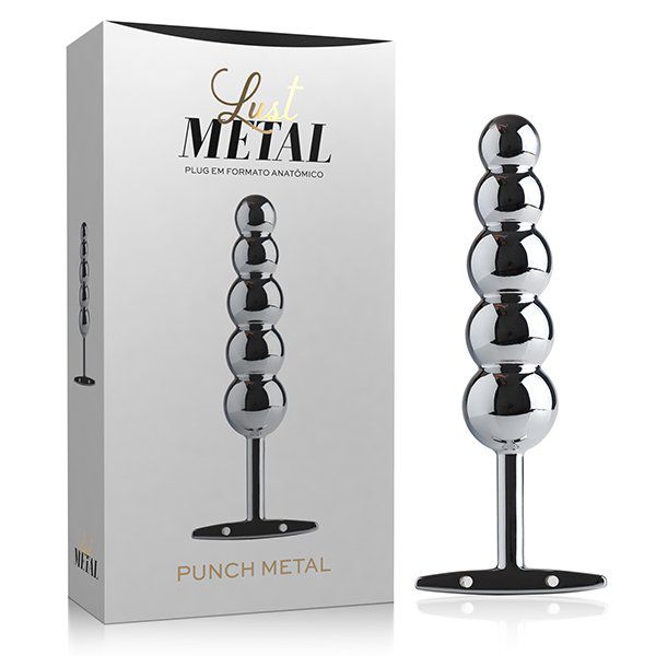 Plug Anal Lust Metal - Plug Punch Metal SILVER (PRATA) - LM03