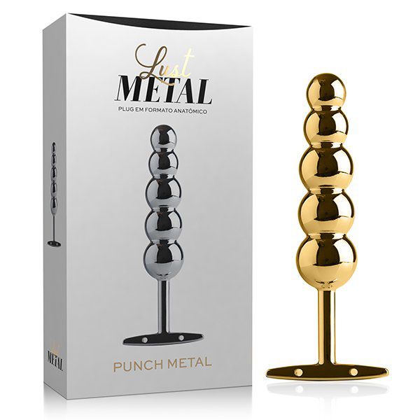 Plug Anal Lust Metal - Plug Punch Metal GOLD (DOURADO)