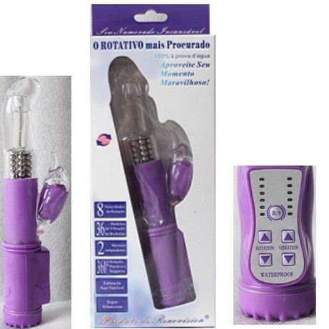 Jack Rabbit Rotativo Ponto G Golfinho Roxo