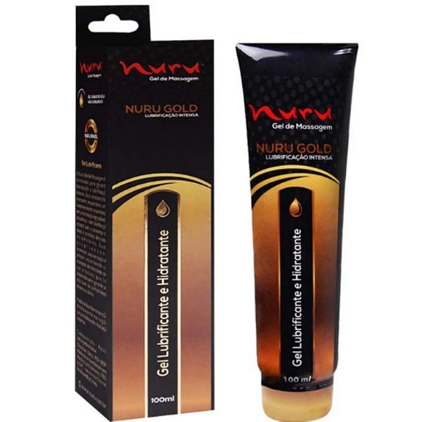 Gel Lubrificante e Hidratante Nuru Gold - Lubrificação Intensa 100ml
