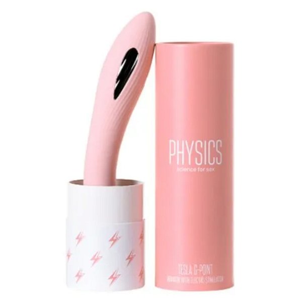 Vibrador TESLA G-POINT PHYSICS Com estimulação por ondas de Shock ROSA (5204)
