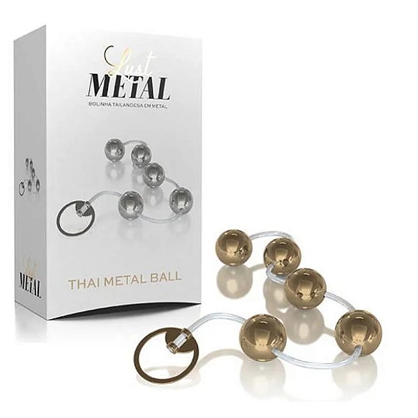 Pompomarismo Bolinha Tailandesa Thai Lustmetal DOURADO (4019)