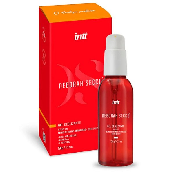Gel Lubrificante Deslizante Frutas Vermelhas Efeito Quente Linha Deborah Secco by Intt 120g