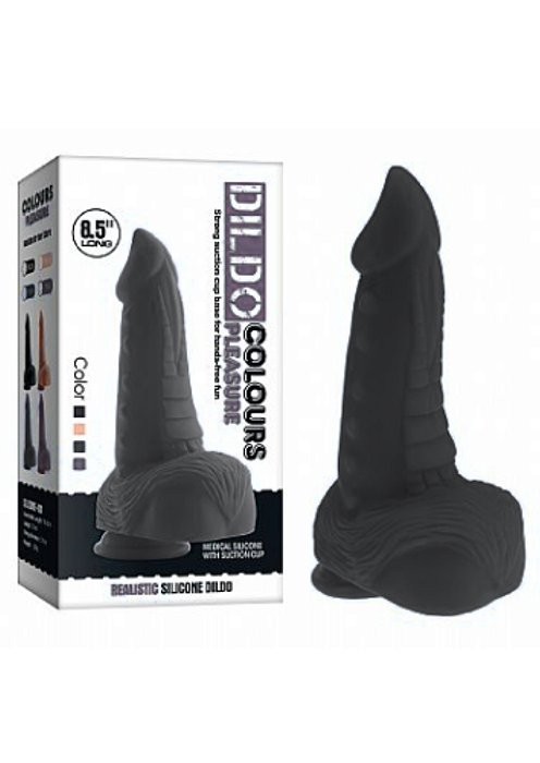 Prótese Grande Colorida Dildo Monstro 21,0 X 6,0 cm - 6845