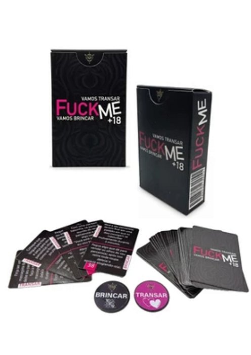 Jogo FUCK ME - Jogo de Cartas Para Casal - 49 cartas - 022456