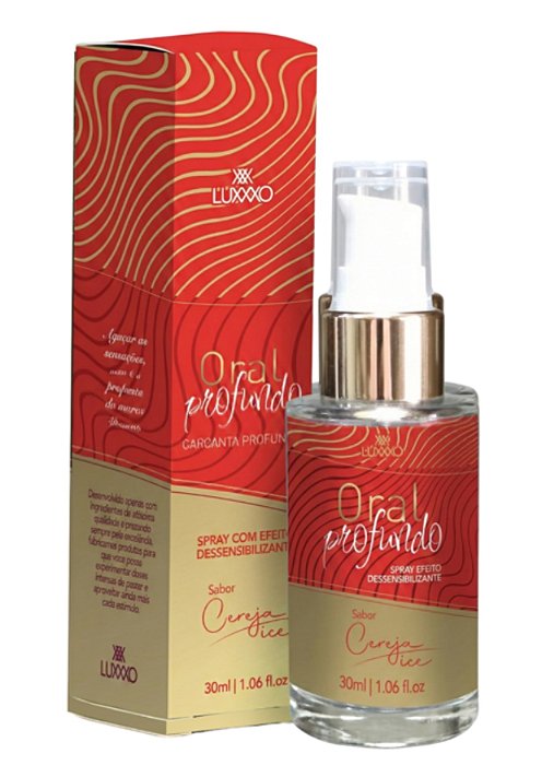 Oral Profundo Spray Para Garganta Sabor Cereja Ice - LUXXXO -30ml