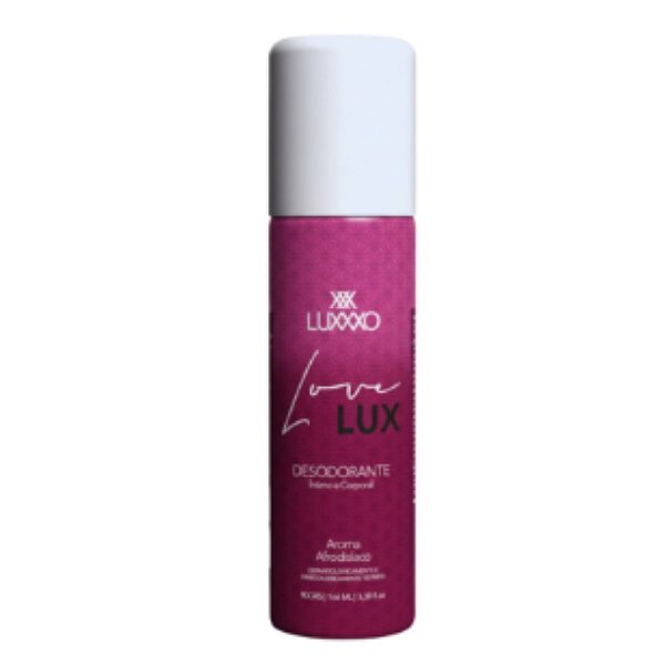 Desodorante Íntimo e Corporal Love Lux - Aroma Afrodisíaco - LUXXXO - 166ml / 90g