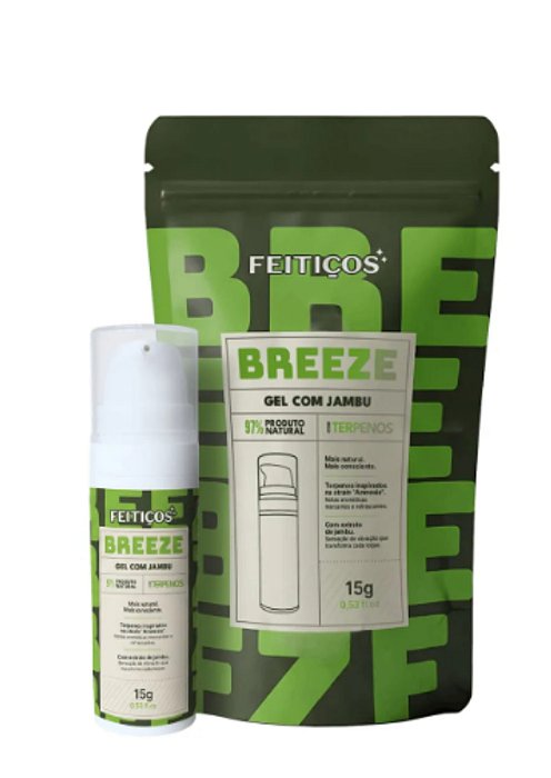 Excitante BREEZE - Gel com Jambu e Terpenos - 15g - Feitiços