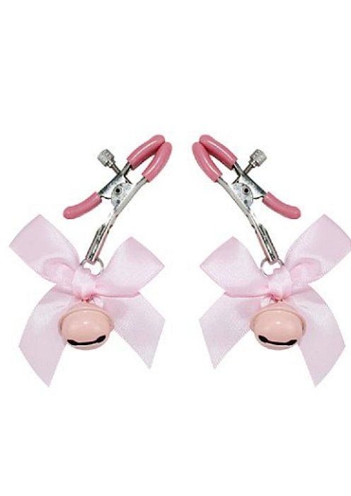 Grampos de Mamilos com Sino e Laço - 9149