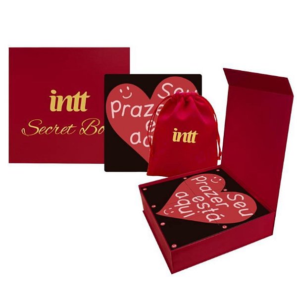 Kit Secret Box Intt, Vibradores, Jogos e Acessórios - 7 dias de Descobertas