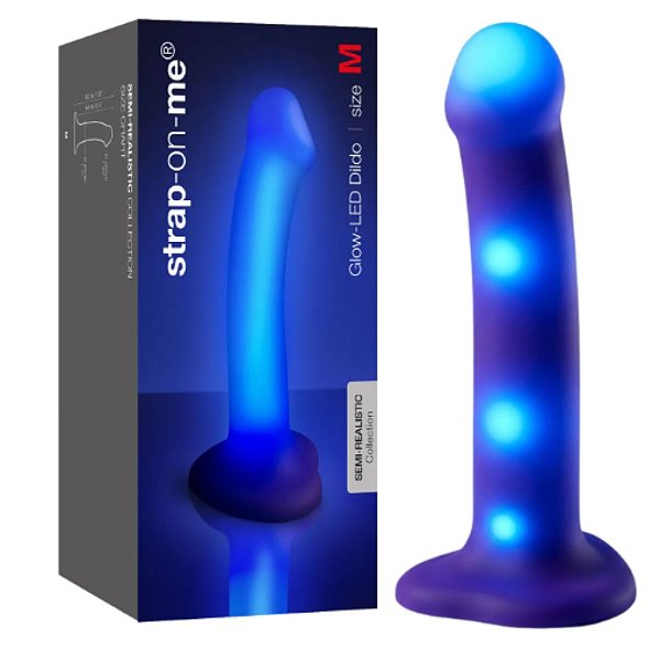 Dildo Glow-LED Strap-on-Me