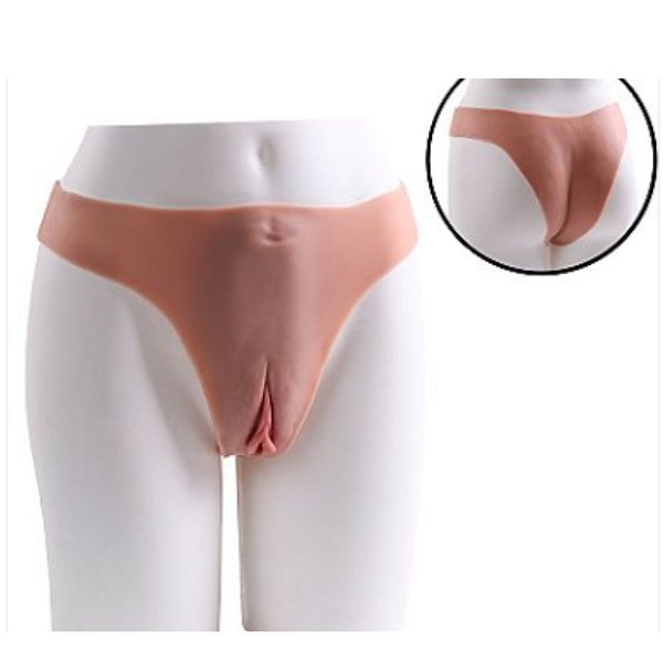 Cinta Formato Calcinha com Vagina Penetrável