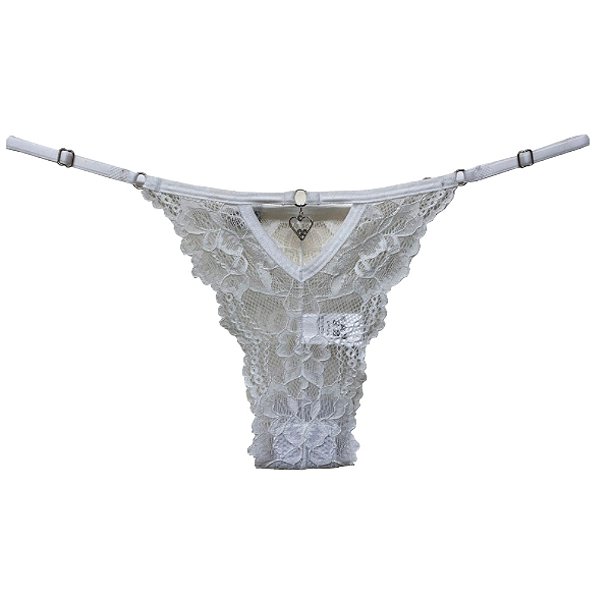 Calcinha Sensualle Tanga - Quero Essa - Branco