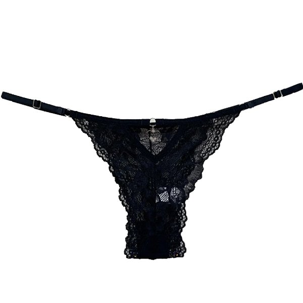 Calcinha Sensualle Tanga - Quero Essa - Preto