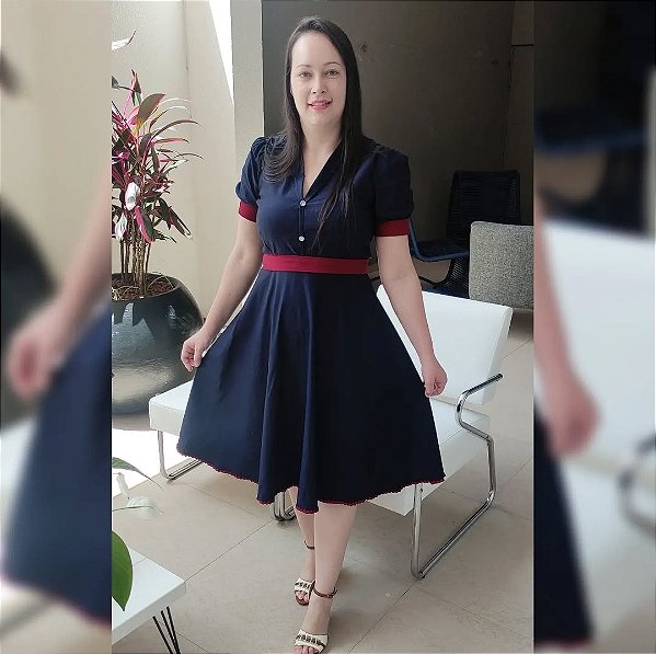 VESTIDO GOLA XALÊ