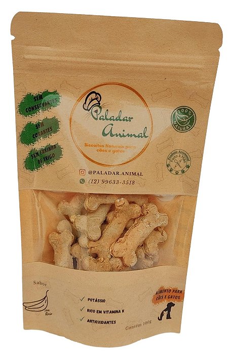 Biscoito Natural de Banana com Aveia