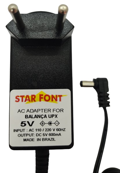 Fonte Compatível com balança UPX 5V 600mA