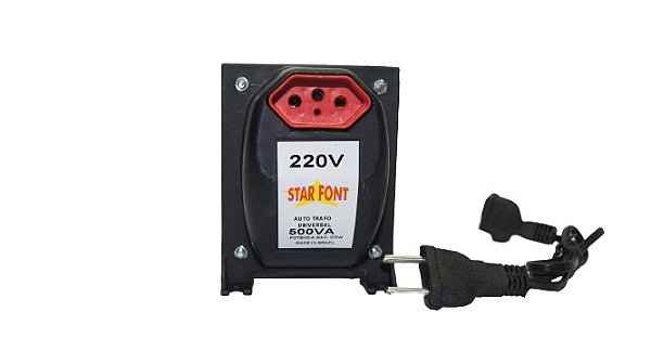AutoTransformador 500VA 110V 220V ou 220V 110V Potencia 375W