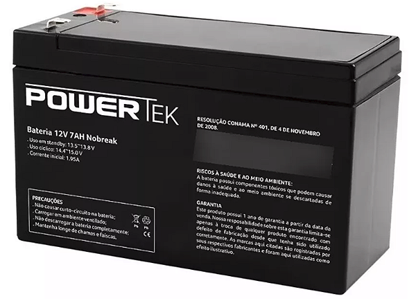 Bateria 12v 7ah Selada Central Alarme Nobreak Cerca Elétrica