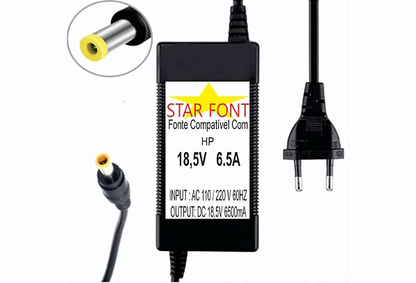 Fonte Carregador All-in-one Hp Omni 18,5v 6,5a