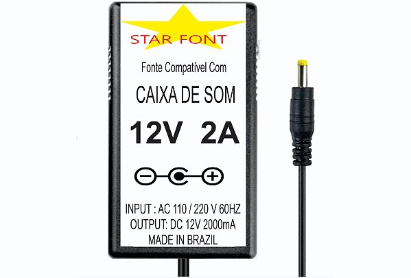 Fonte Carregador DC 12V Para OnBeat Air e OnBeat Awake Da JBL