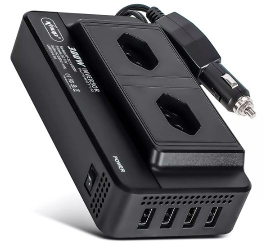 Inversor Tensão 12v 110v Veicular 300w Conversor 4 Porta Usb