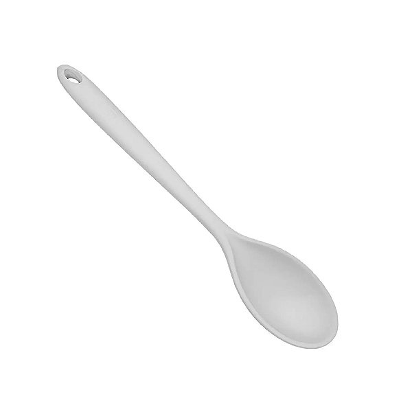 Colher Profissional em Silicone com 36 cm Branca Weck