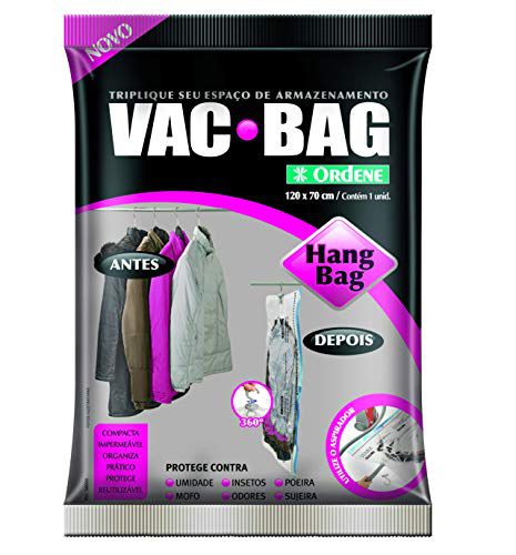 Saco a Vácuo para Armazenamento Vac Bag 120cmx70cm